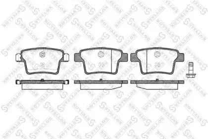Комплект тормозных колодок, дисковый тормоз STELLOX купить